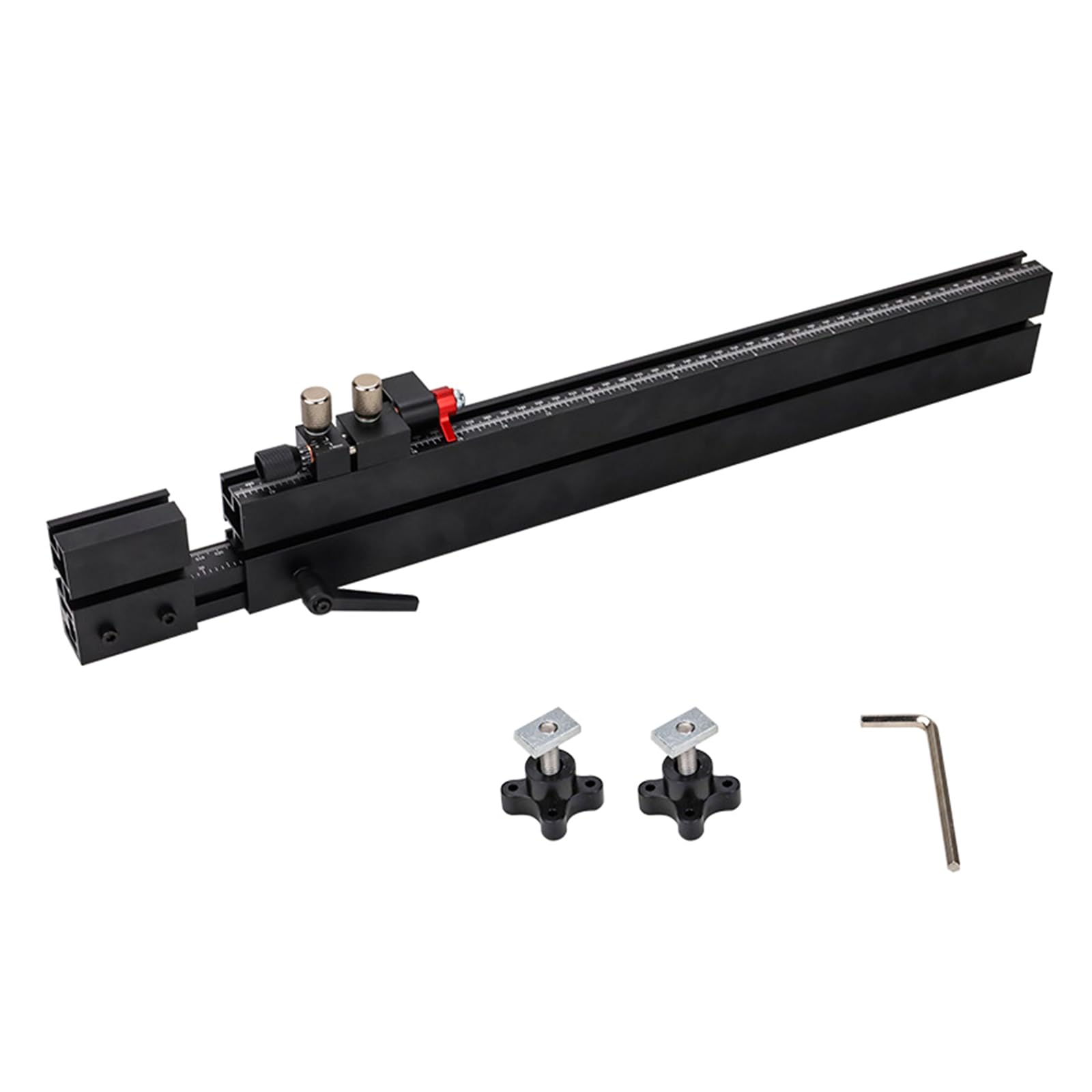 Rails coulissants en T en aluminium guide de découpe miniature 0.05 mm pour établi de menuisier