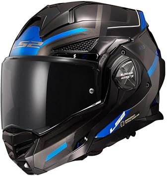 ADVANT-X MODULAR FLIP-FRONT MOTORCYCLE HELMET 180º Rotating ls2 FF901 ECE22.06 Dual Visor Motorcycle Full Face Touring Helmets