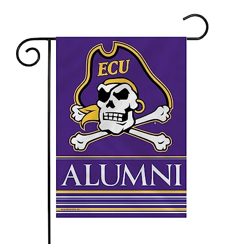 Rico Industries NCAA East Carolina Pirates Alumni 13" x 18" Double Sided Garden Flag