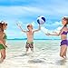 ArtCreativity Blue & White Beach Balls for Kids, Pack of 12, Inflatable Summer Toys for Boys and Girls, Decorations for Hawaiian, Beach, and Pool Party, Beach Ball Party Favors