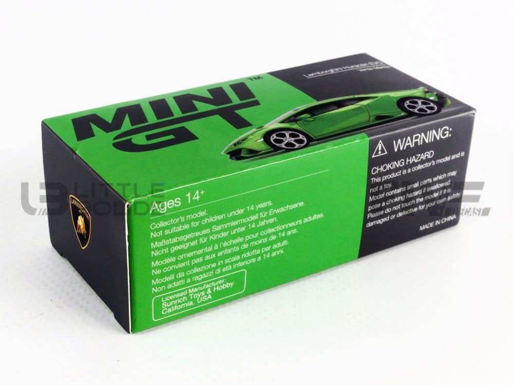 Amazon | MINI GT 1/64 ランボルギーニ ウラカン EVO Verde Mantis