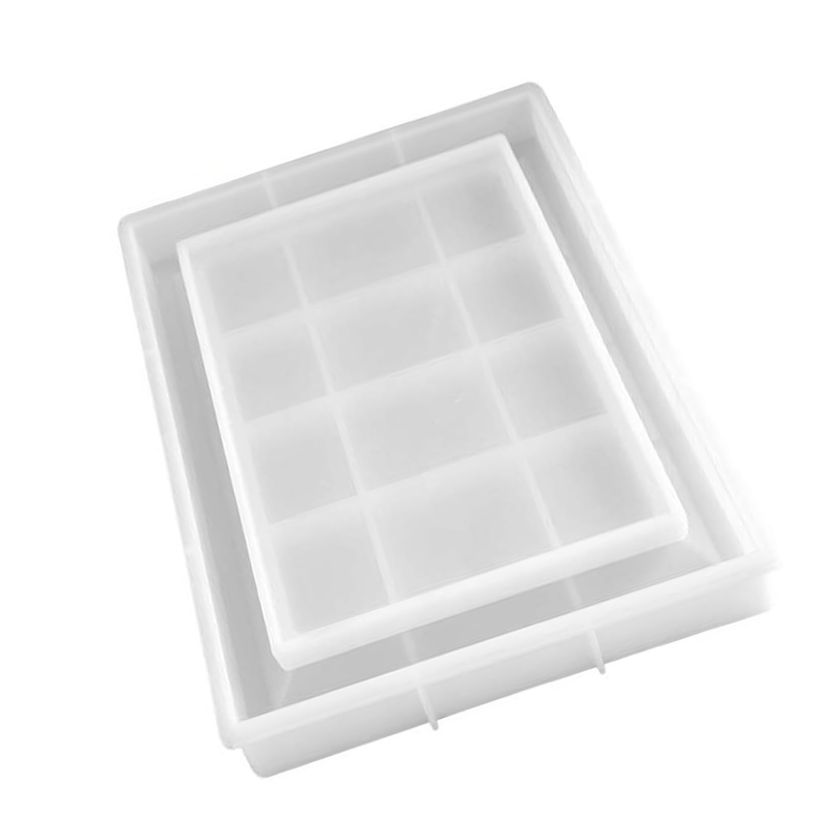 BWANGIAO Rectangle Photo Frame Silicone Mold Easy Release Customizable Frame Mold for Home Decoration Jewelry Making Tool