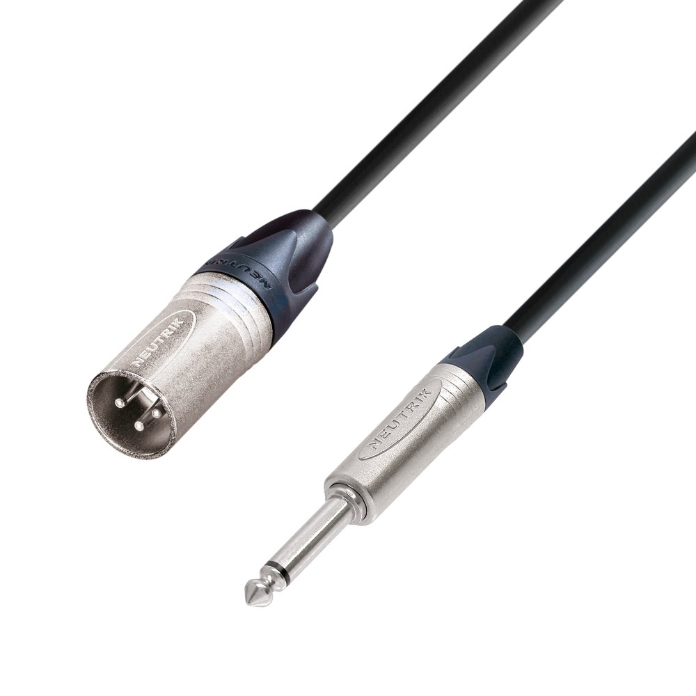 Adam Hall Cables5 STAR MMP 0300 - Unbalanced Cable Neutrik® XLR male x Jack TS | 3 m