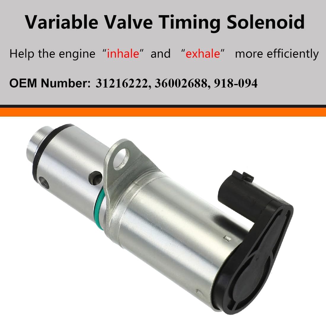 Variable Valve Timing (VVT) Solenoid Replacement For Volvo C30, S60, XC60 & More – Compatible With OE 31216222 - View #2