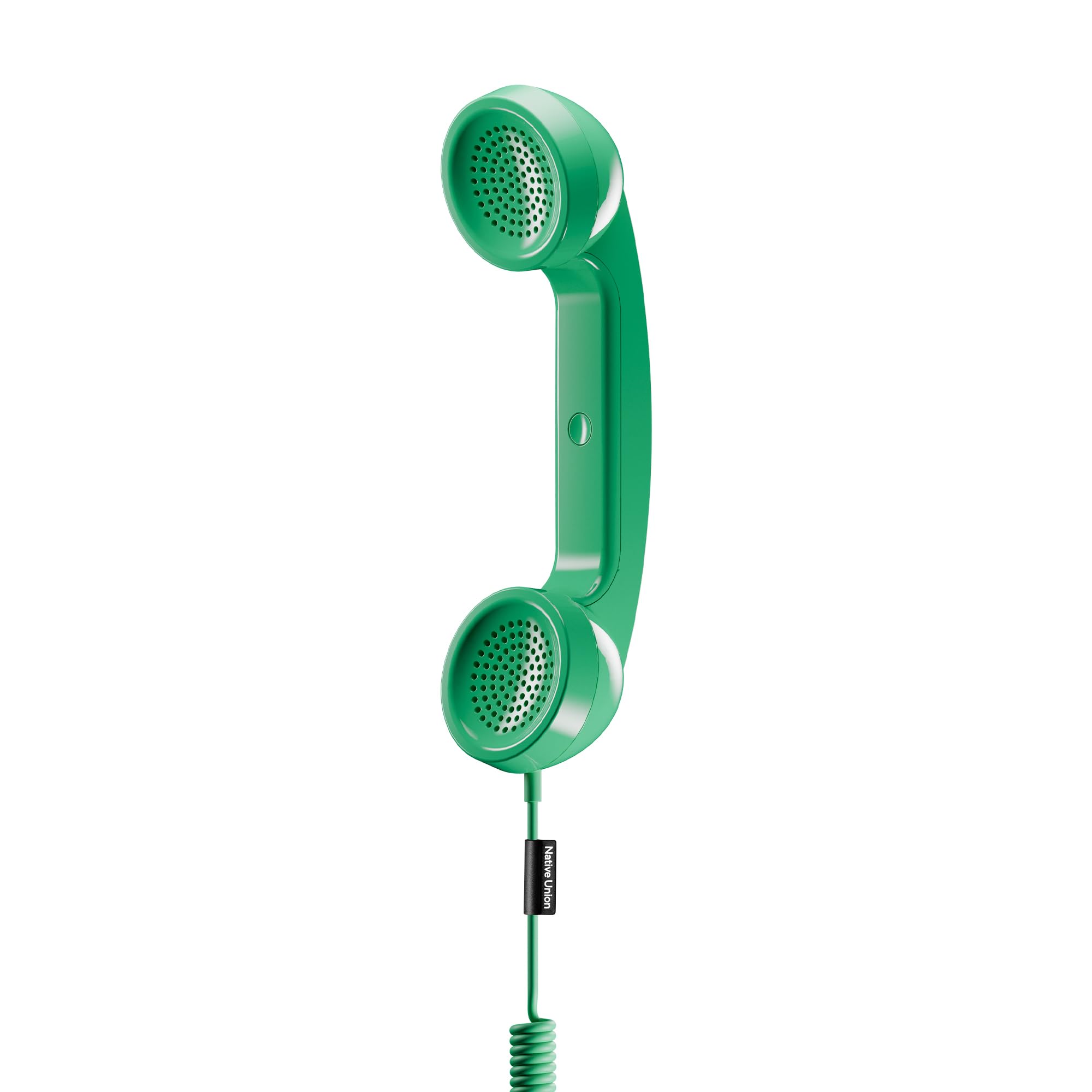 Native Union Pop Phone–Combiné téléphonique rétro avec Micro et Haut-Parleur, USB-C pour iPhone, iPad, Tablette, S25, Flip 7, Fold 7 –Travail Hybride, Appels, Vidéoconférences, Réunions (Pin)