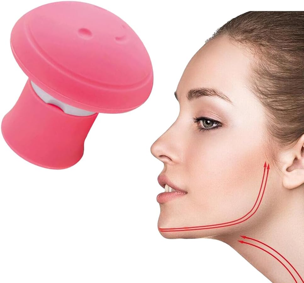 Booge1 Pack Face Exerciser, Facial Yoga for Skin Tighten Firm, Jaw Face Neck Toning Exerciser, Double Chin Breathing Exercise Device for Women and Men