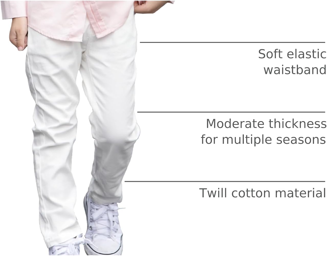 Amazon.com: NABER Kids Boys' Casual Fashion Elastic Waist
