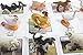 Montessori Animal Match - Miniature Farm Animal Toy Figurines with Matching Cards - 2 Part Cards. Montessori Learning Toy, Language Materials Busy Bag Activity