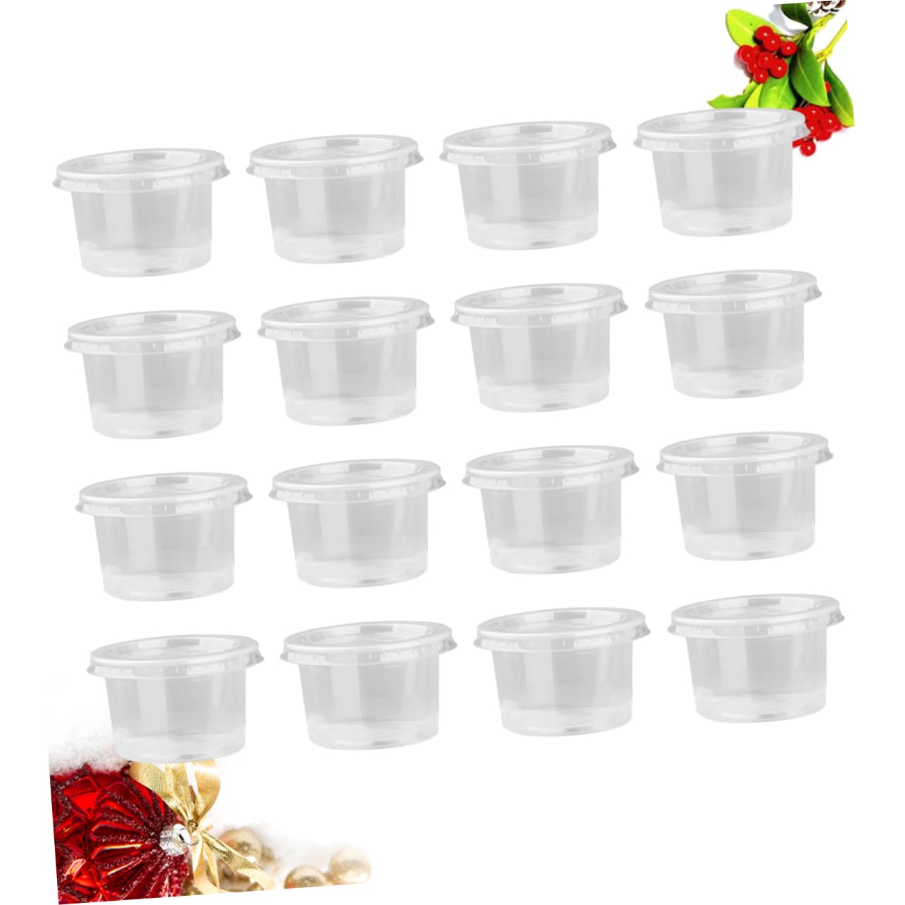 50pcs Yogurt Cup Portion Cup Mousses Cup Condiment Cups Sampling Container Salad Dressings Cups Ice Cream Bowls Pudding Cups Food Sample Cups Containers for Food Jelly Cup