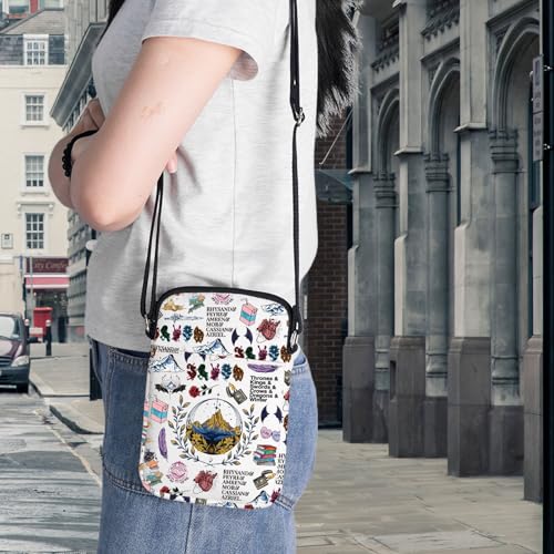 BWWKTOP Bookish Crossbody Bags Book Lovers Gifts Bookworm Sling Purse Bag Bookish Merchandise 5