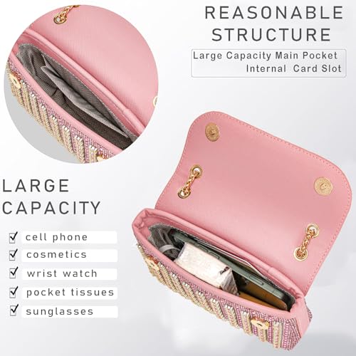 Image of Women's Evening Handbags Rhinestone Purse Crystal Evening Clutch for Women Formal