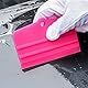 Gebildet PPF Rakel Weicher Silikonkautschuk-Schaber, Anti Kratz TPU Beschichtungsschaber für Auto Vinyl Lackschutzfolie, Vinylfolie und Fenstertönung, Windschutzscheiben Glasreinigungsrakel