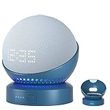 Battery Base for Dot 5 Generation, Movable Battery Stand Desktop Holder,Extend Using Time Charging Accessory Fits for Dot 5 (Blue)
