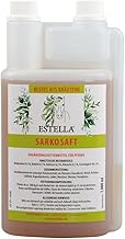 ESTELLA Sarcoa juice (1 litre) for horses, supports skin metabolism with irritation, without sugar and alcohol, herbal extract