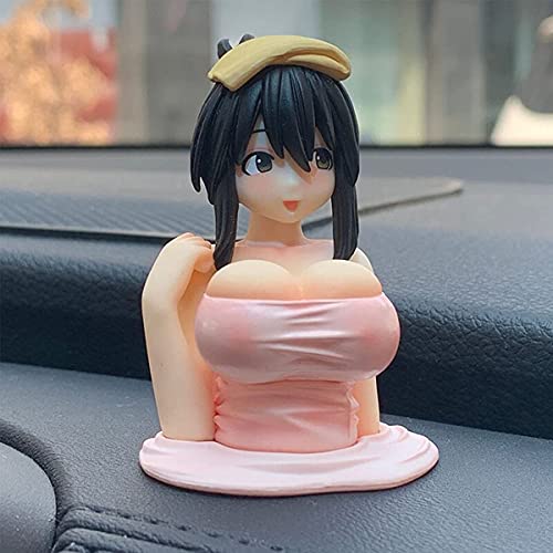 Kanako Chest Shaking Ornaments, Car Decorations Doll, Kawaii Anime Action Figure Doll (1 Pcs) #TOP4