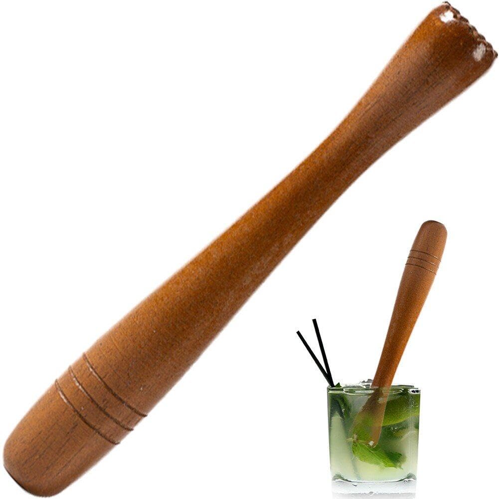 efo Broyeur en Bois pour Cocktails Broyeur à Glace Durable Outil de Bar