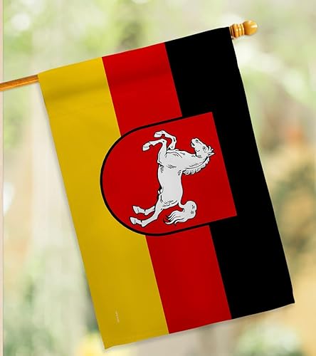 Miniatura 9 de Americana Home & Garden Bandera regional de la casa de la Baja Sajonia Alemania, Estados Unidos, territorio de Europa Central, historia antigua,