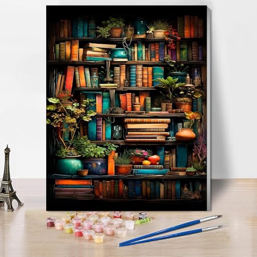 Kit de peinture par numéros premium Jakener avec cadre en bois pour adultes