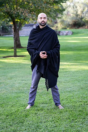 Om Shanti Crafts Meditation Shawl or Meditation Blanket, Shawl/Wrap, Oversize Scarf/Stole. Large. Unisex.4