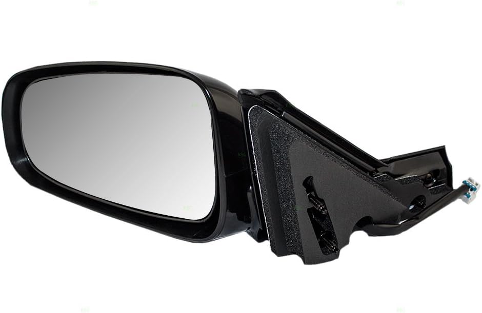 Brock Replacement Driver Side Power Mirror Paint to Match Black without Heat Compatible with 2000-2005 Impala 10331492 GM1320218