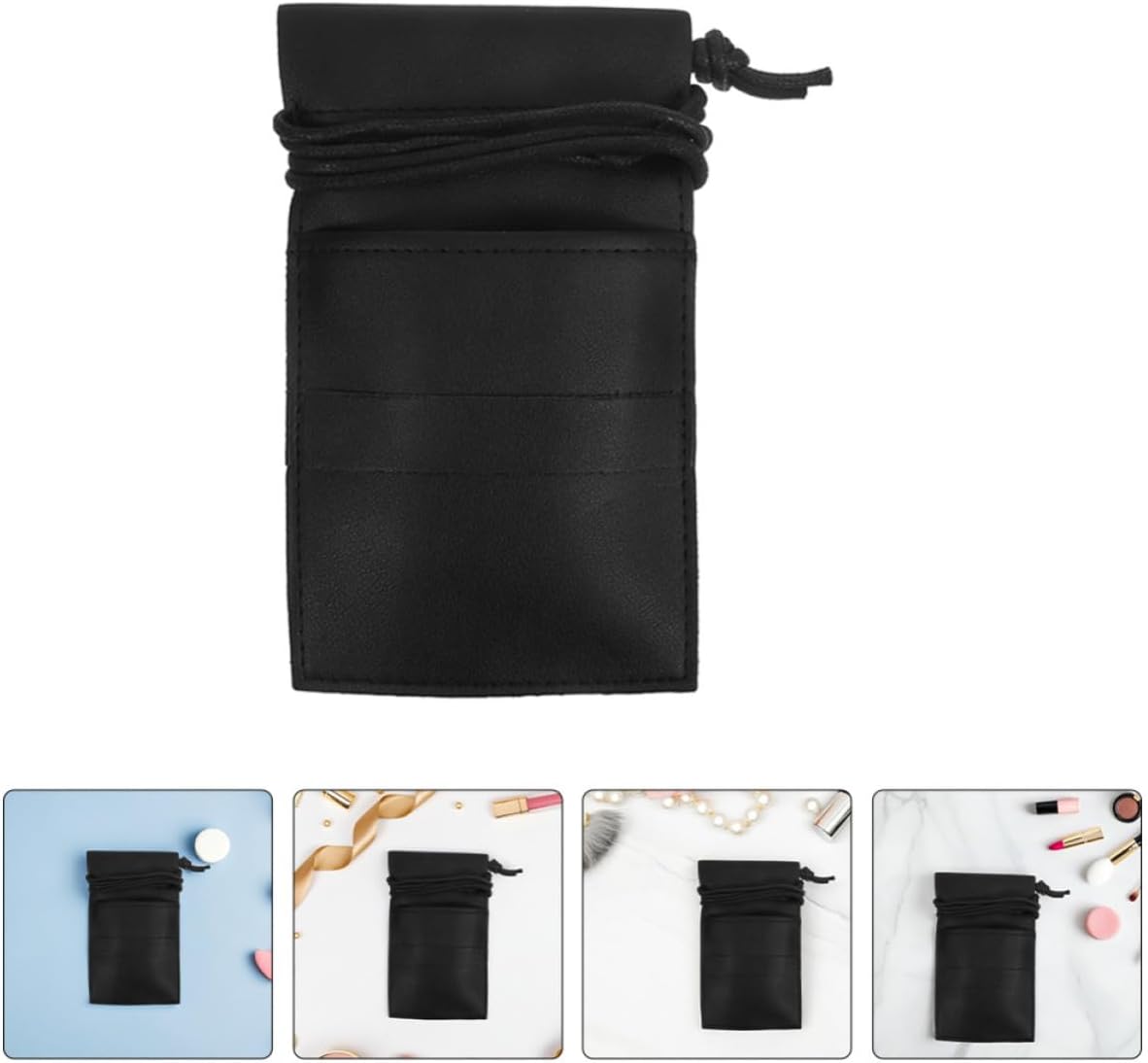 jojofuny 2pcs Portable Hairdressing Tool Bag Pu Scissors Storage Pouch with Large Capacity for Salon Use and Professional Hairdressers Stylish Hair Stylist Waist Crossbody Bag