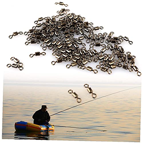 Angelausrüstung Steckverbinder, Hookline Kugellagerwirbel Clips Anschlusssperre Heavy Duty Zubehör 100pcs Angeln - Image 3