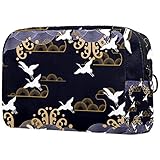 BOLSA DE ALMACENAMIENTO MULTIFUNCIONAL: es una bolsa de cosméticos / monedero / estuche para bolígrafos, y también puede almacenar joyas, artículos de tocador, adecuados para viajes, campamentos, caminatas, compras, gimnasio.
