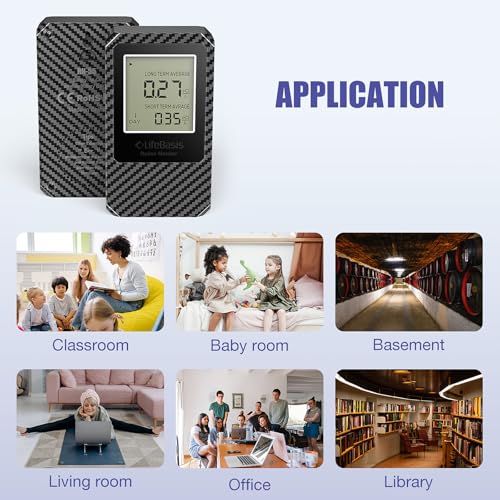 Lifebasis Radon Detector, Radon Test For Home With Long And Short Term Radon Meter thumb #6