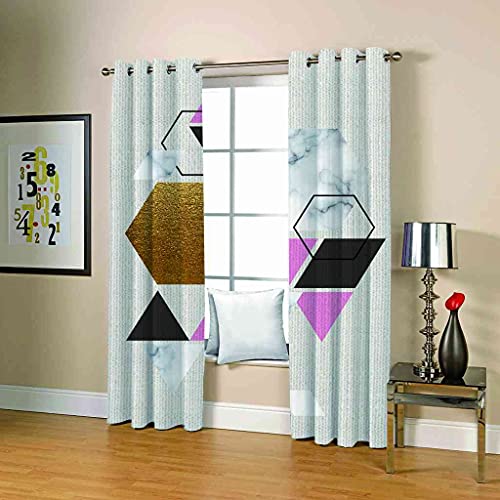 Rideaux occultants d'enfant 3D pour rideaux du salon et chambre à oeillets