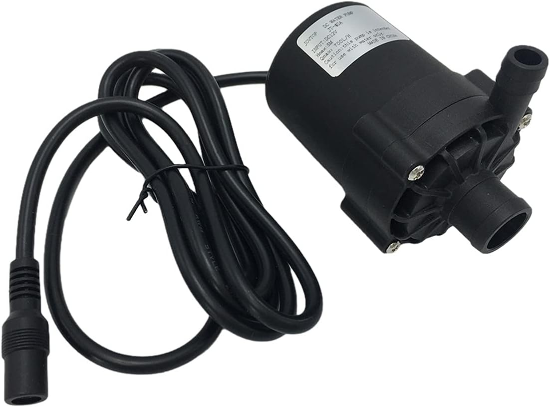 stainless Steel Booster Pump Lawn Jet pumps Jt-40a 12v 24v Booster Water Pump, Dc Brushless Water Pump, 8m 900l/H Submersible Water Pump for Home Garden Water Transport Irrigation ( Voltage : 12V )