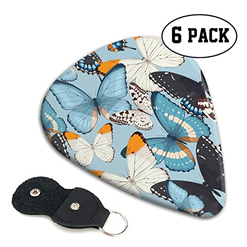 Butterfly Lot de 6 médiators pour guitare acoustique, guitare électrique, basse, ukulélé – fins, moyens et épais - Les Beatles, Paul McCartney, John Lennon, RIngo Starr, George Harrison Butterfly Lot de 6 médiators pour guitare acoustique, guitare électrique, basse, ukulélé - fins, moyens et épais – Image 3