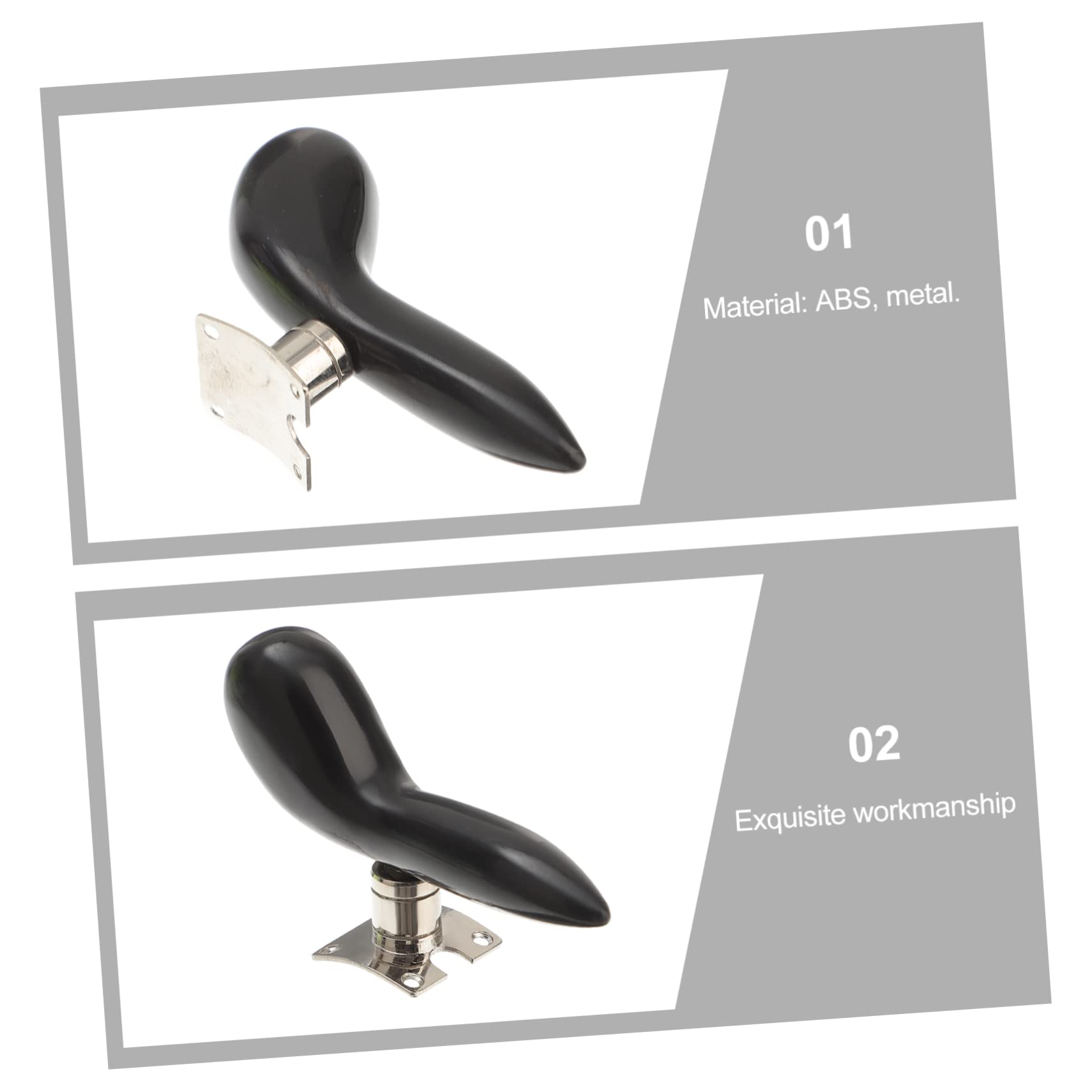 HANABASS 1Pc Professional Bassoon Wrist Support Handle Base Ergonomic Black Design for Enhanced Comfort and Performance Reduces Fatigue and Alleviates During Practice Sessions