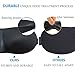 Sleep Mask for Side Sleeper, Block Out Light Completely, Eyelash Extensions Friendly 3D Contoured Sleeping Eye Mask, Soft Breathable Night Blindfold with Adjustable Strap, Lightweight Eye Cover Black