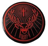 Chapa de 25 mm Jägermeister - Rudi – Cabeza de ciervo – Logo – Botón 25 mm