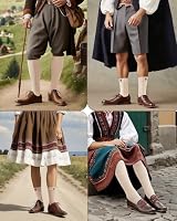 Effeet Kurze Trachtensocken für Herren & Damen, 1 Paar Grau 43-46 – Ansicht 9