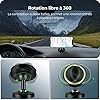 Vinabo 2 Pezzi Supporto Magnetico per Telefono, Magnetico per Telefono da Auto, Supporto per Telefono da Auto Rotazione a 360° Compatibile con Tutti gli Smartphone #2