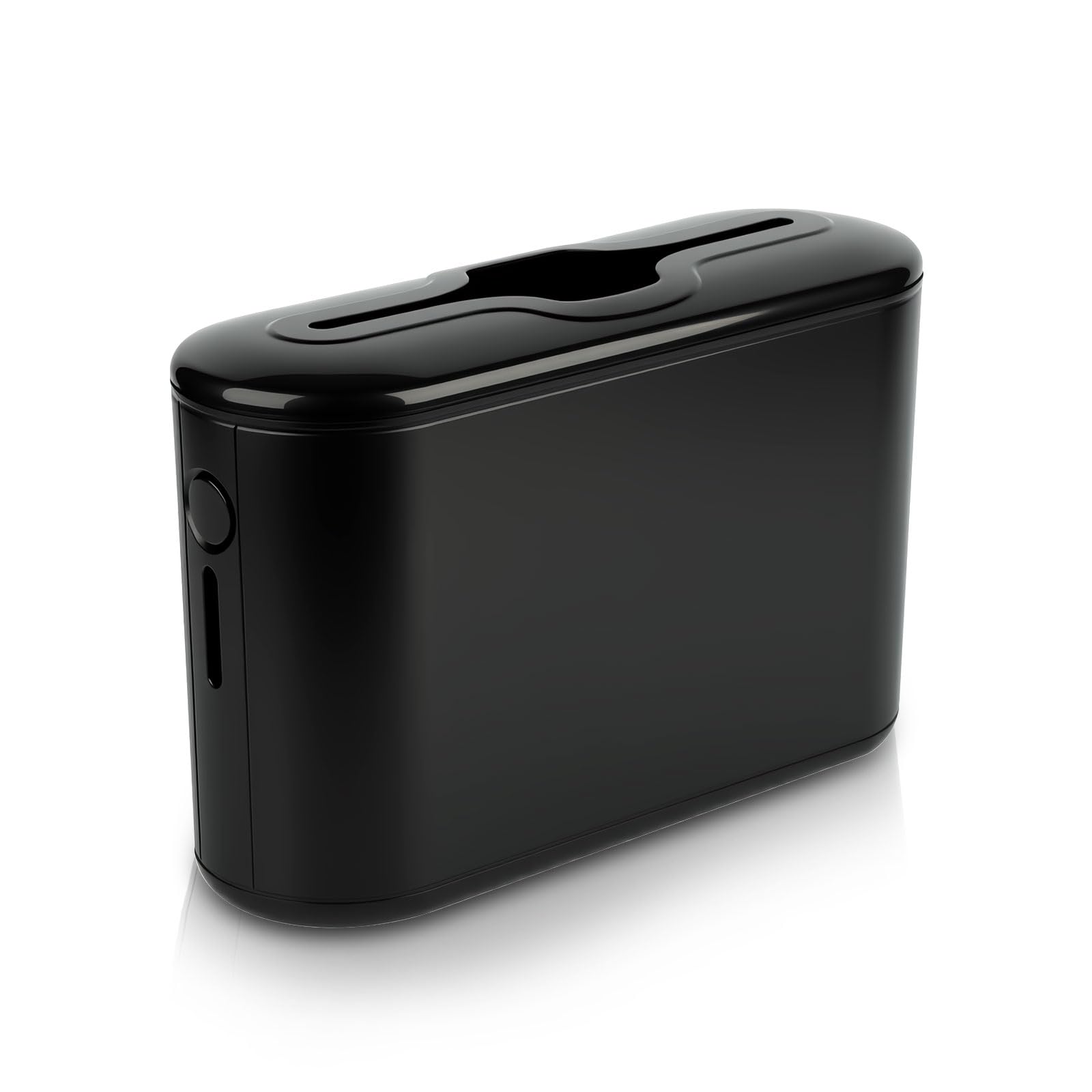 Dispenser da Banco/Tavolo per Asciugamani Intercalati, Dispenser Carta Asciugamani, Scatola Porta Fazzoletti, 200+ Fogli per Z-Fold e Salviette di Carta Multifold, 32 × 14 × 21.8 cm (Noir)