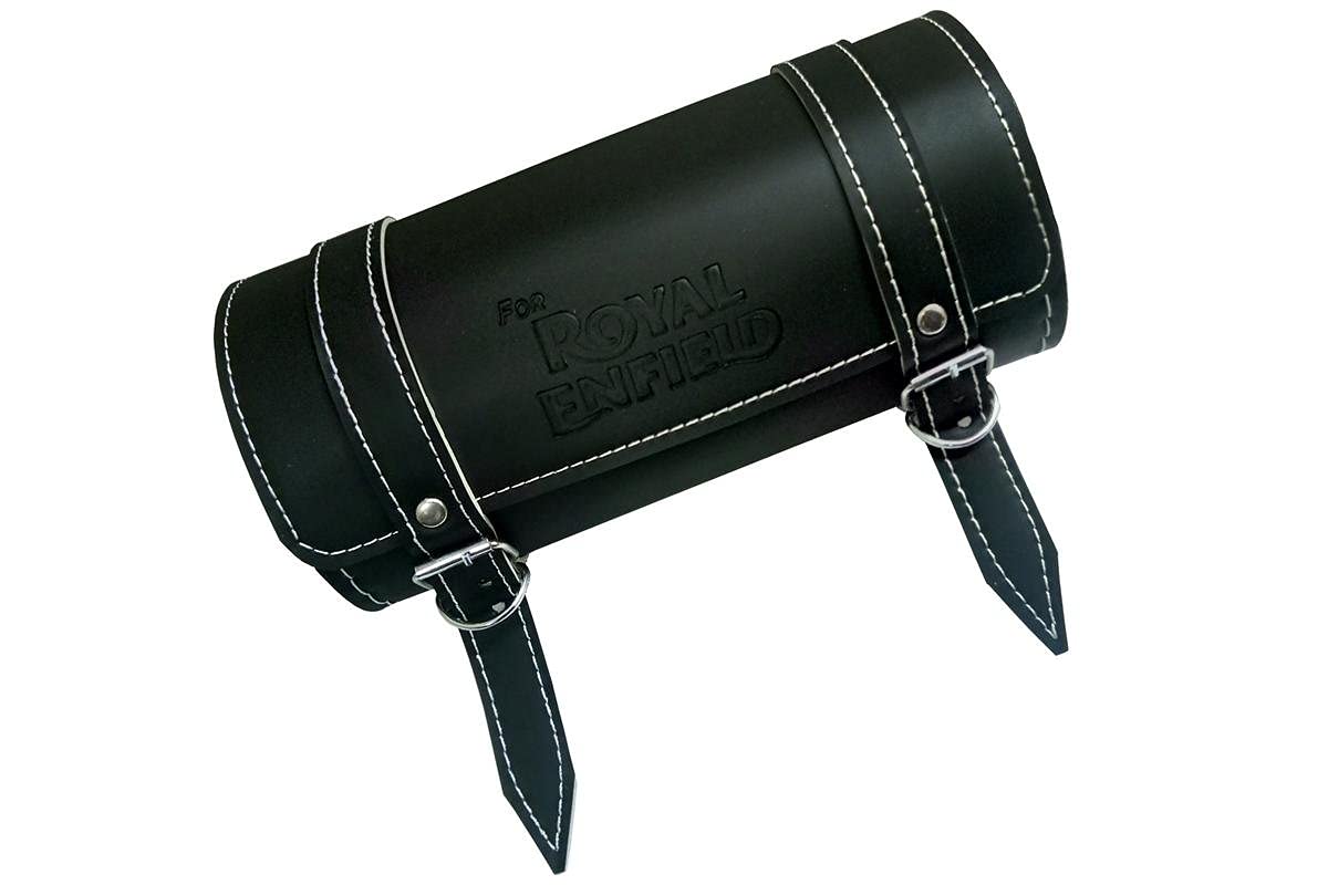 M4 Bike A1 Quality Saddle Bag Round Waterproof Side Saddle Bag for Royal Enfield Bullet Classic-image-17