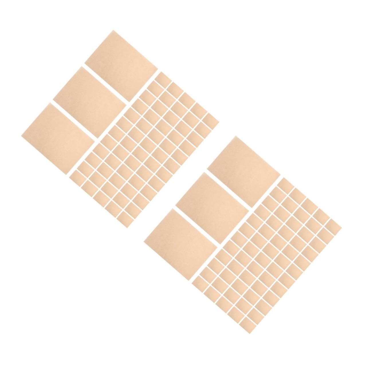 ABOOFAN 200 Stck. Silikonpapier Backen Ungebleichtes Pergamentpapier Steamer Paper Wiederverwendbarer Ofenauskleidung Grillpapier Pergamentpapier Zum Grillen Backpapier Hellbraun