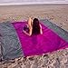 KKNERVEQ Light Weight Sand Beach Mat Outdoor Travel Camping Beach Mat Home Decor Rugs Portable Foldable Picnic Blanket (Olive Green 210x200cm)
