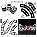 Cwmiibili 3X Play Road Tape for Toy Cars and Trains 3 Rolls 4.8cmx5M Straight Curve Track Traffic Signs - Kids Gifts