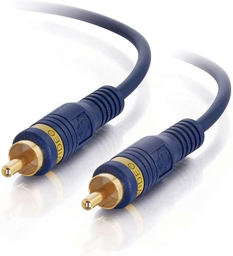 Miniatura 29 de C2G 27232 Velocity - Cable de video compuesto, azul (12 pies, 12.0 ft)