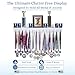 3ft- Medal Awards Rack Ultimate Medal Hanger Display and Trophy Shelf - Multi-Sport Trophy and Medal Holder for Medal Display, Plaques, Pictures, Trophies and More. Solid Wood - Large 36