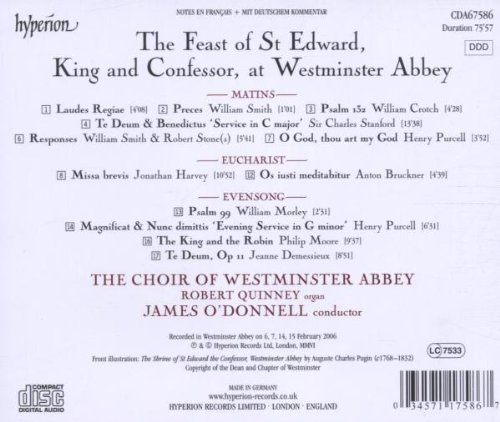 Feast of St Edward King & Confessor At Westminster...