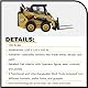 Diecast Masters 85676 - Cat 242D3 Skid Steer Loader, Maßstab 1:50, ab 14 Jahren, in Blechdose, für Sammler geeignet