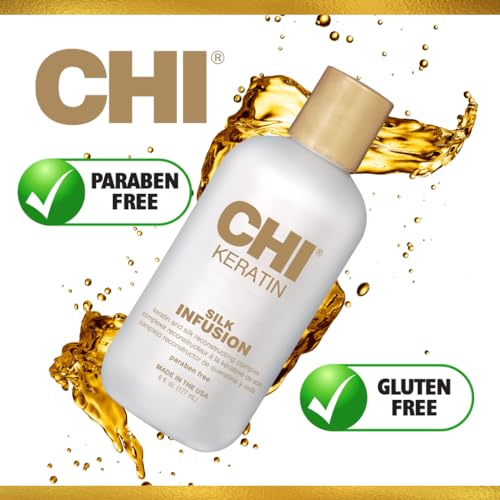 Chi 0633911728895 Keratin Silk Infusion, Hydrating Hair Serum thumb #3