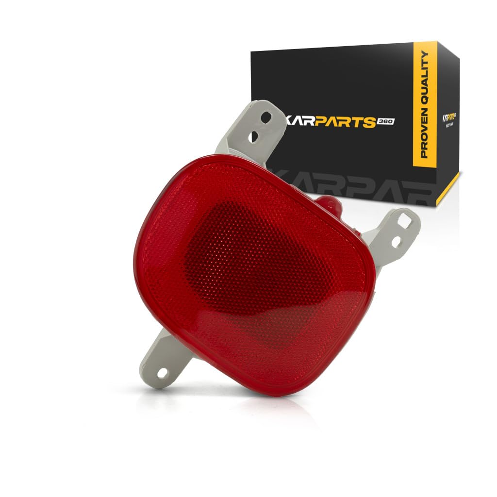 For Jeep Renegade 2015 2016 2017 2018 Bumper Reflector Driver Side | Rear | CAPA | Replacement For CH1184103, CH1184103C | 191275369463, 68255514AA