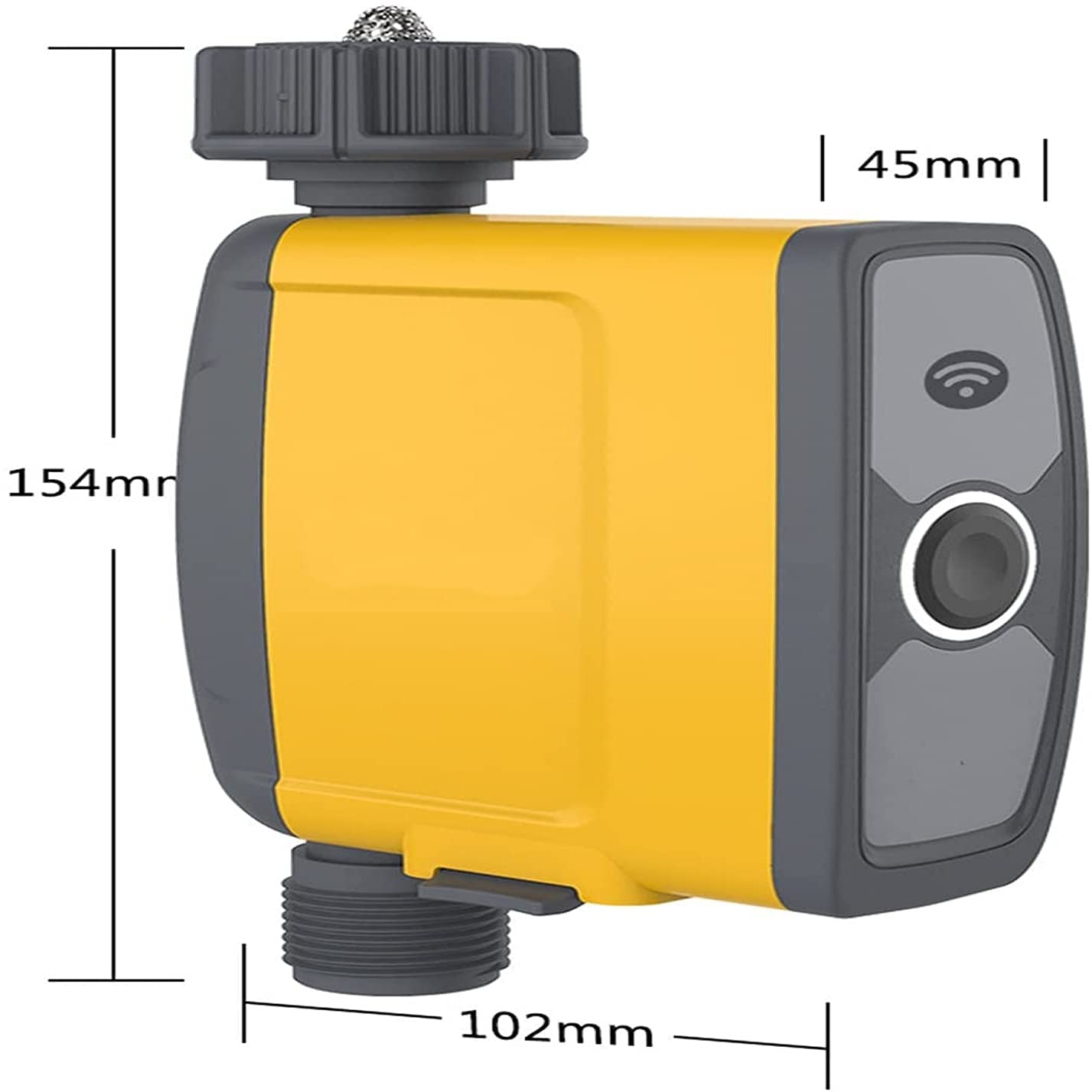 Timer per irrigatore con hub Wi-Fi Dispositivo Timer per irrigazione Controller per irrigazione da Giardino Timer per Acqua programmabile Intelligente per Piante da Giardino,