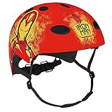 Motivo Iron Man Disney Jungen Iron-Man - Casco da skater, taglia M, colore: Rosso