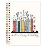 Qabliqo Spiral-Notizbuch für Sprechsprache, Pathologen, 14 x 21 cm, SLP Logopäden, Geschenke, Tagebuch zum Schrei ...